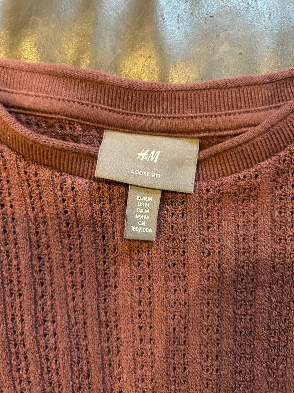 H&M Men's knit T-shirt